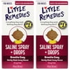 Little Remedies Little Noses Saline Spray-Drops - 1 fl oz (Pack of 2)