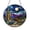 Acrylic 3.5 Inch, variant on Decorative Boho Cactus Stained Glass Style Suncatcher Window Decor, Desert Landscape Glass Style Hanging Panel with Moon Scene for Window Ornament Gift