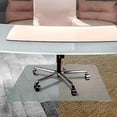thumbnail image 2 of Floortex Cleartex 1213420ERA Anti-Slip Ultimat Rectangular Chair Mat For Polished Hard Floors 48 X 53 In., 2 of 4