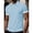 Light Blue, variant on LTTVQM Mens Polo Shirts Short Sleeve 2026 Summer Casual Golf Shirts Collared Textured Slim Fit Button Men's Polo T Shirts Black L