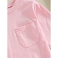 thumbnail image 6 of Cenuakty Baby Romper, Long Sleeve Crew Neck Solid Fall Bodysuit Clothes with Pocket for Girls Boys, 6 of 8