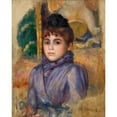 thumbnail image 3 of Renoir, Pierre-Auguste 15x18 Black Modern Framed Museum Art Print Titled - Portrait of a Young Woman 1885, 3 of 5
