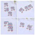 thumbnail image 2 of 25 Sheets Disposable National Flag Stickers Temporary Waterproof Cheering Tattoos National Flag Decal for Sports s (), 2 of 3