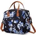 thumbnail image 4 of EastVita Lunch Bags Insulated Cooler Tote Bag with Detachable Shoulder Strap Large and Reusable Handle Suitable for Work School Travel Picnic Black, 4 of 12