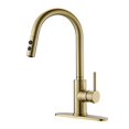 thumbnail image 2 of RULIA Gold Kitchen Faucet, Kitchen Sink Faucet, Sink Faucet, Pull-Down Kitchen Faucets, Bar Kitchen Faucet, RV Kitchen Faucet, RB1021, 2 of 4