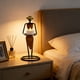 thumbnail image 5 of Waiter Candle Holders Ornament Iron Candle Stand Stylish Table Centerpiece For Home Bedroom Wedding Dining Room And Party Decor Equipped With Electronic Candles, 5 of 6