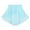 Light_Blue, variant on Little Girls Classic Chiffon Ballet Dance Skirt Basic Pull-On Wrap Mini Skirt