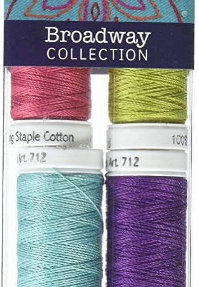 Crossroads Sulky Cotton Petites 12 Weight 10/Pkg-Broadway Collection 