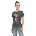 thumbnail image 4 of Women's Basic Short Sleeve T-Shirt Sailor Moon Rei Hono, 4 of 6