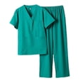 thumbnail image 4 of Set de uniforme de enfermería Strade Fareast Limited para hombres y mujeres M Verde, 4 of 8