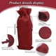 thumbnail image 3 of Bolsa De Impresión Para Profesores Beige Rojo Negro Arpillera Bolsas De Vino De Navidad Para El Día Del Maestro Regalo De Cumpleaños, 3 of 4