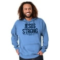 thumbnail image 5 of Jesus Strong Philippians 4:13 Bible Hoodie Sweatshirt Women Men Brisco Brands M, 5 of 6