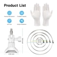 thumbnail image 2 of Pole/ Railing Mount for Arlo Pro4/Pro3,Eufycam 3/3C/2 360°Adjustable Bracket Holder(White-1Pack), 2 of 8