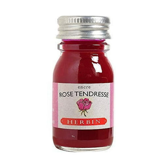 J Herbin Bottled Ink Rose Tendresse - 10ml