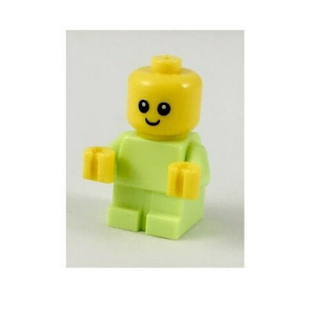 LEGO CITY PEOPLE PACK MINIFIGURE BABY GREEN (0.5 inch TALL ) INFANT
