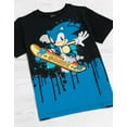 thumbnail image 2 of Sonic the Hedgehog Boys Black Short Sleeved T-Shirt, 2 of 5