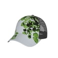thumbnail image 7 of Picia Watercolor Green Leaves Pattern Trucker Hat,Baseball Cap,Sun Protection Cap,Stylish Headwear,Leisure Cap,Outdoor Sports Cap, 7 of 7