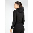 thumbnail image 2 of Marion Zipped Hoodie - Black, 2 of 8