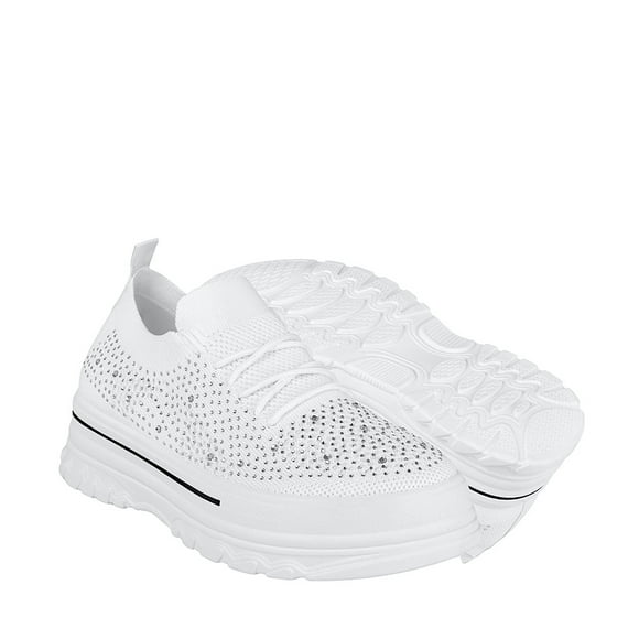 TENIS CASUALES DAMA FUROR 25013 TEXTIL BLANCO