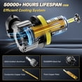 thumbnail image 6 of Pr360° Full Illumination 60W 6500K 20000LM IP68 Rated LED Headlight Bulbs (2 Pcs) for T6F, H11/H8/H9, 6 of 7