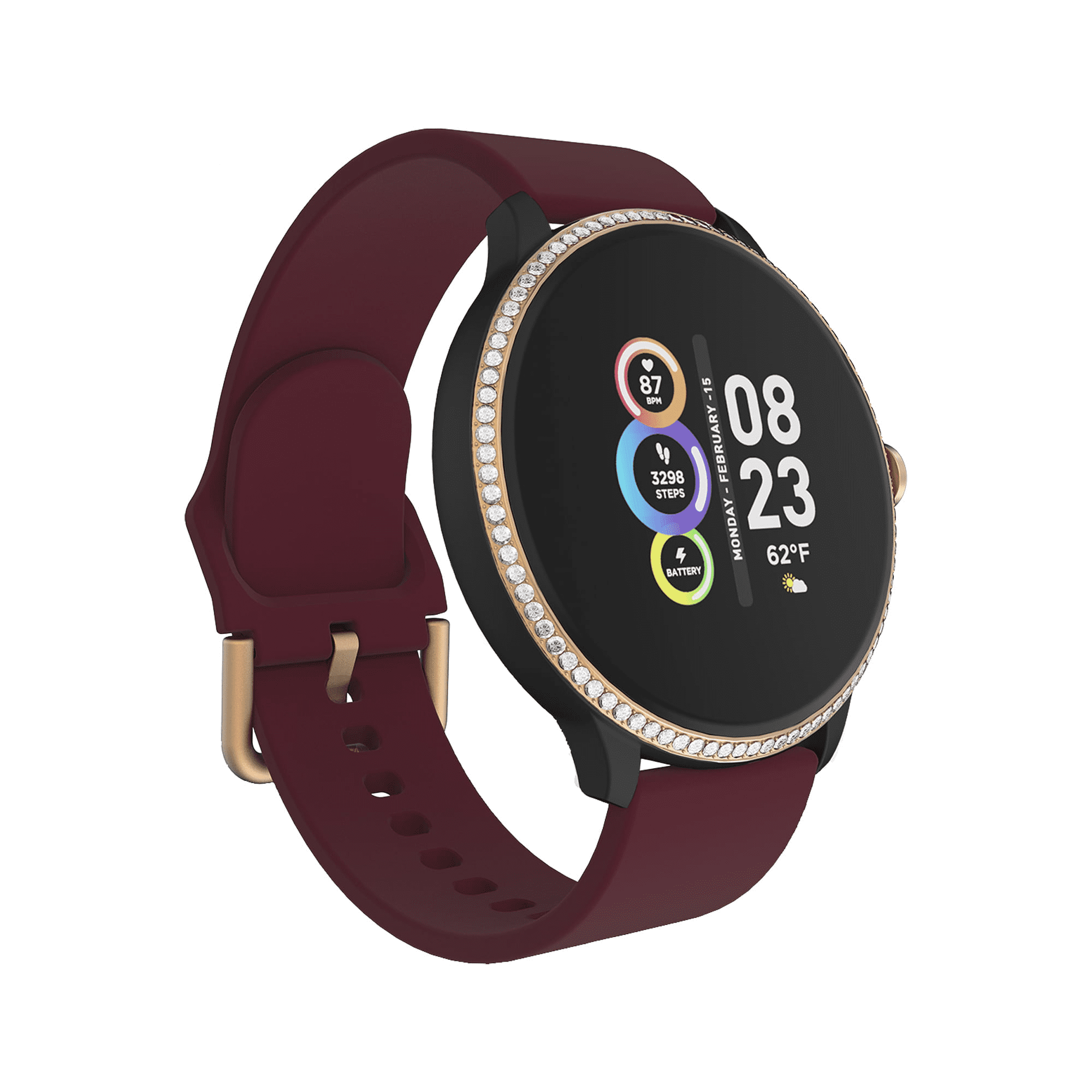 Itech fusion unisex smart watch black adult sales