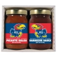 thumbnail image 2 of Kansas Jayhawks NCAA Double Play (16oz BBQ Sauce, 16oz Picante Salsa), 2 of 3