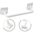 thumbnail image 4 of 2pcs Towel Rack-Towel Rack 10 Inch Towel Rack Glued To The Wall, Stainless Steel Bathroom Hardware Accessories Set Wall Towel Rack Bar Rack, 4 of 10