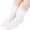White, variant on WTXUE Socks for Women, 1 Pairs Women Summer Soft Solid Lace Splice Socks Medium Stockings Socks, Light Blue