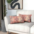 thumbnail image 6 of Rust Red Ethnic Boho Lumbar Pillow Covers 12x20 Inch Bohemian Carpet Vintage Rectangle Throw Pillows Small Bed Pillowcases Farmhouse Accent Home Decor for Bedroom Couch Sofa Porch Set of 2, 6 of 6