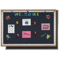 thumbnail image 1 of Aarco Products DF2436014 Aluminum Frame Designer Fabric Bulletin Board - Wedgewood, 1 of 1