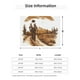 thumbnail image 5 of Balery Western Cowboy Countryside Manta de Franela con Dibujo, Lujo Ultra Suave y Cálido, Antipelusa y Resistente a las Arrugas para Cama, Sofá, Camping -60"x50", 5 of 6
