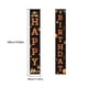 thumbnail image 5 of Naiovety 1 par Navidad Año Nuevo Feliz cumpleaños puerta porche pareado colgante adorno de vacaciones suministro decorativo hogar Oficina Kits de decoración para fiestas Negro, 5 of 6