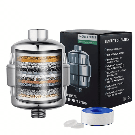 20 stage shower filter clean hard water remove chlorine 99%,improve hair and skin