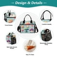 thumbnail image 3 of Medium Cooler Bag Lunch Bag Portable Meal Bag Work Meal Bag Outdoor Meal Bag Travel Meal Bag Picnic Meal Bag Going Out Meal Bag Adorable Mushroom, 3 of 6