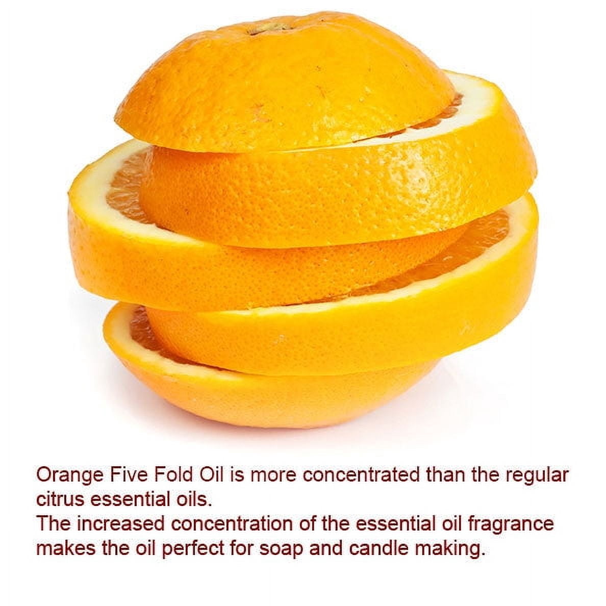 Orange 5 Fold Essential Oil 1 fl oz (30 ml) - 100% Pure and Natural by Silky Scents