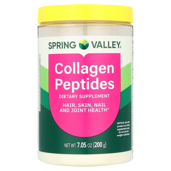 Spring Valley Collagen Powder 10g - Supports Beauty & Bone Health - 20 Servings