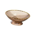thumbnail image 4 of Pedestal decorativo Tazón Tazón para servir Bandeja Plato de comida Mesa Centro de mesa Fruta Vegetal Titular grande para centro de naranja Sunnimix Tazón de frutas, 4 of 8