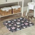 thumbnail image 7 of Pofeuu Colorful Paws Of Dog Print Flannel Doormats Rug16"x24"Rug Washable Doormats Indoor Outdoor Rugs for Layered Front Door Mats, Porch, Kitchen, Entryway, 7 of 7