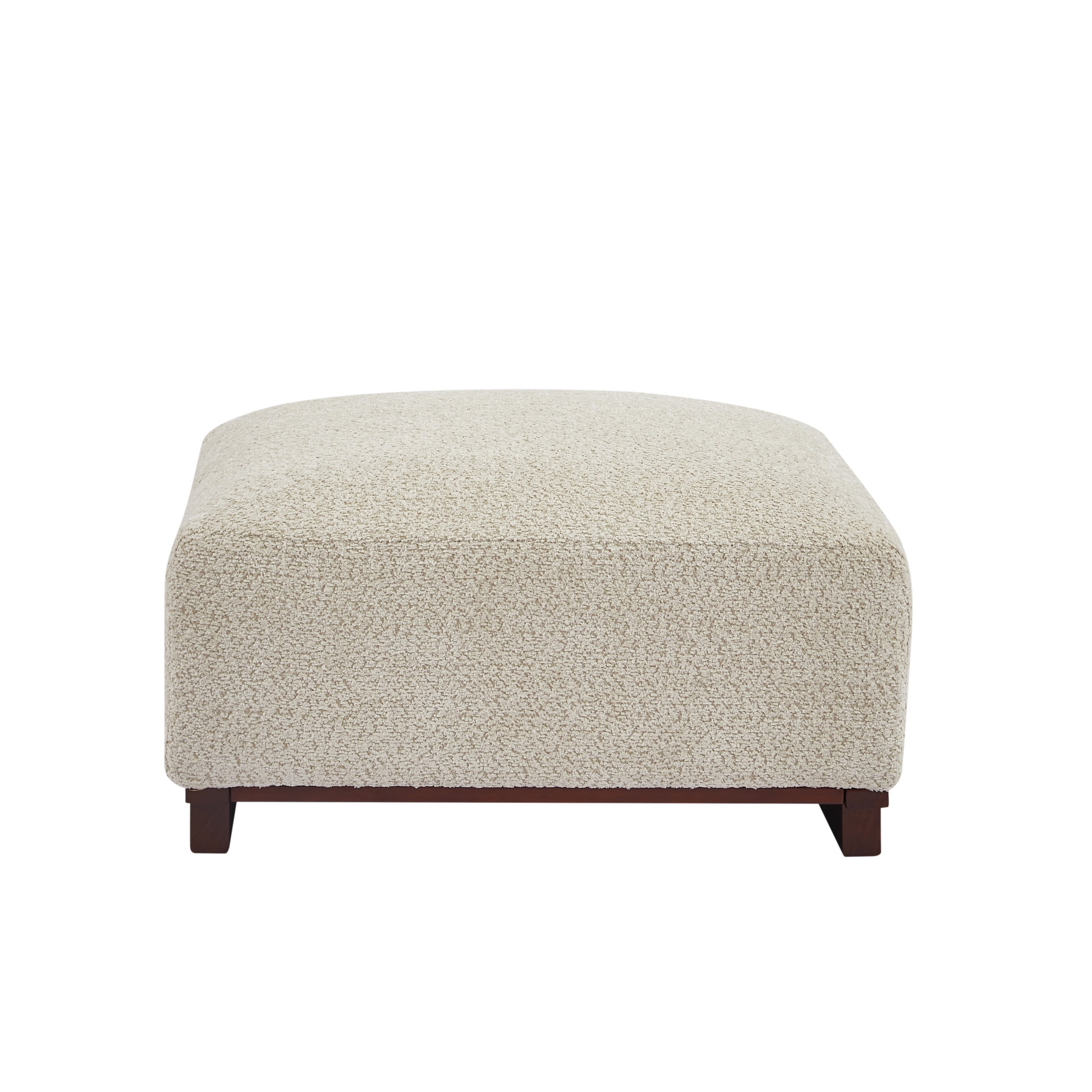 Christopher Knight Home 5-Piece Modern Boucle L-Shaped Modular Sectional Sofa with Ottomans, Sesame