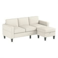 thumbnail image 2 of Aukfa 78" Sectional Sofa with Storage Ottoman, L Shape Couch for Living Room, Cotton, Beige, 2 of 7