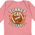 thumbnail image 4 of Inktastic Thanksgiving Football Turkey Day Boys or Girls Long Sleeve Baby Bodysuit, 4 of 5