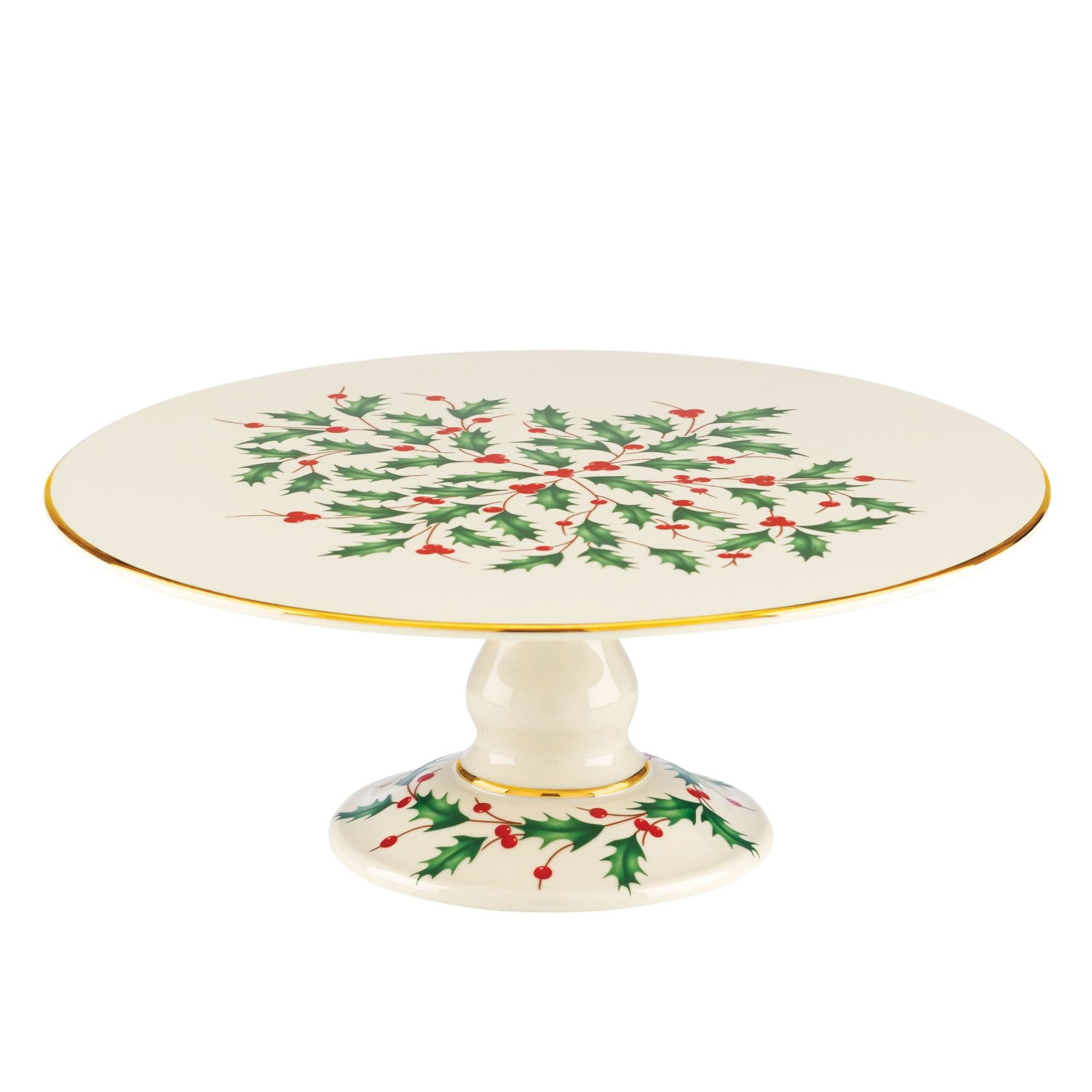 Lenox Holiday Footed Cake Plate by Lenox