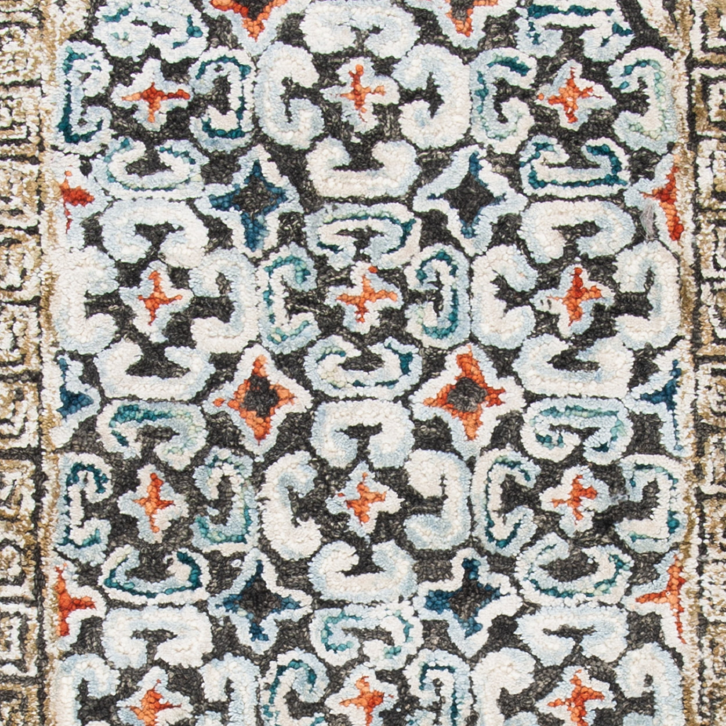 SAFAVIEH Aspen Matilda Floral Runner Rug, Blue/Taupe, 2'3" x 7'