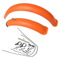 thumbnail image 4 of VONKY Bike Mudguard Front Rear Set Components for Mountain Bike Traveling Outdoor Gray Orange, 4 of 6