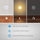 thumbnail image 4 of Luz con sensor de, luz LED nocturna inalámbrica a batería,luces para escaleras, luces seguras para pasillos, baños, dormitorios, cocinas,(blanco cálido, paquete de 3), 4 of 5