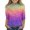 #09Hot Pink, variant on Kids Girls Short Sleeve Tops Rainbow Glitter Sparkly Toddler Casual Party Playwear Shirts Yellow 110