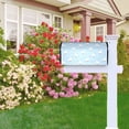 thumbnail image 7 of Bingfone Goose White Flowers Magnetic Mailbox Cover Standard Size for Garden Yard Outdoor Decorations-21x18 in, 7 of 7