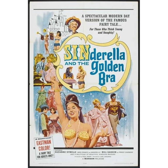 Posterazzi MOVGJ8704 Sinderella & the Golden Bra Movie Poster - 27 x 40 in.