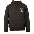 thumbnail image 1 of Yellowstone Dutton Ranch Montana Mineral Wash Pull-Over Pocket Hoodie-Small, 1 of 6