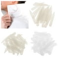 thumbnail image 3 of 200 Piezas de Plástico Beige Estancias de Cuello para Camisas Hombres Mujeres 5x1cm Colcomx, 3 of 8
